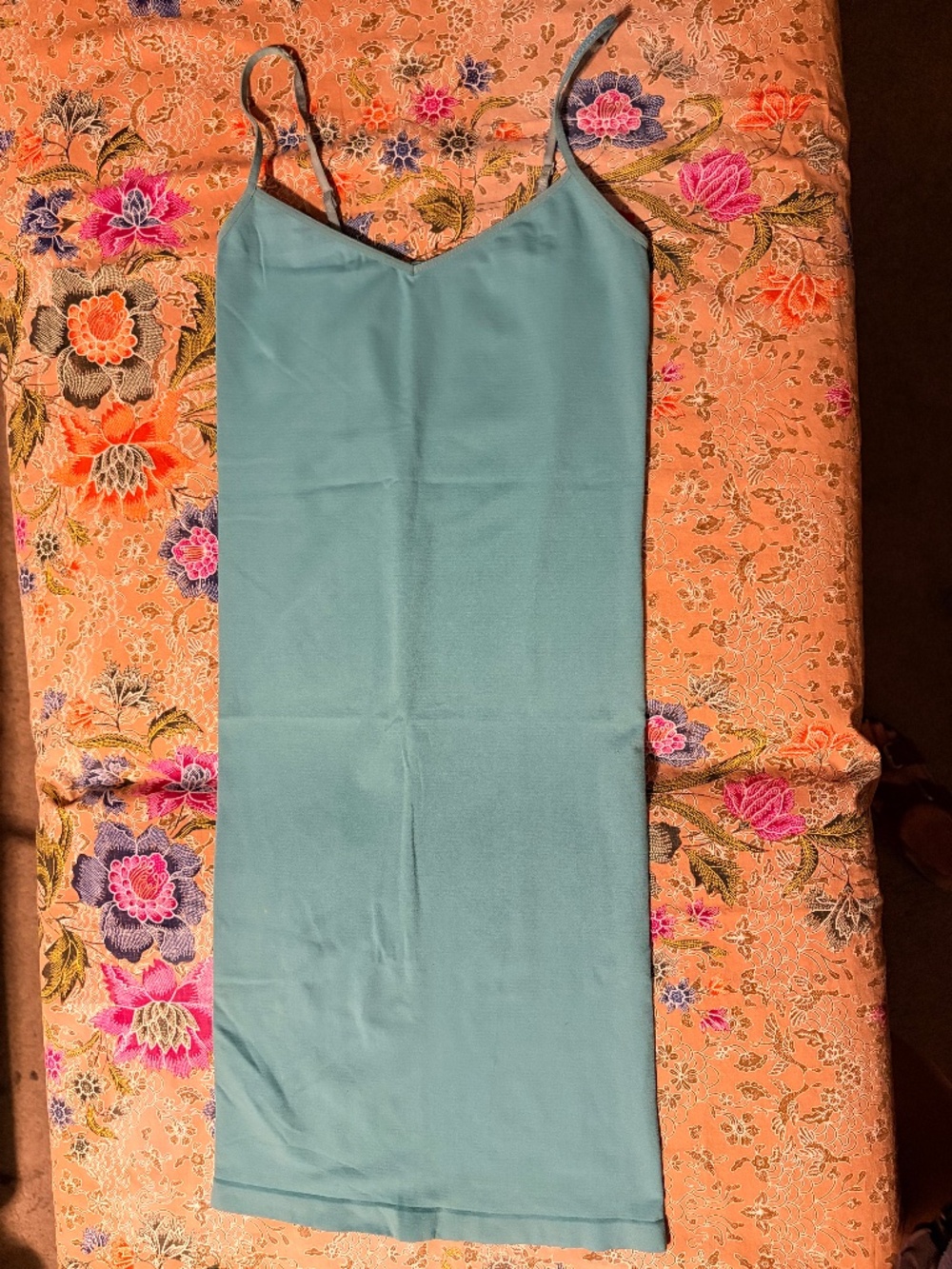 Intimately free people turquoise slip dress XS/S NWOT